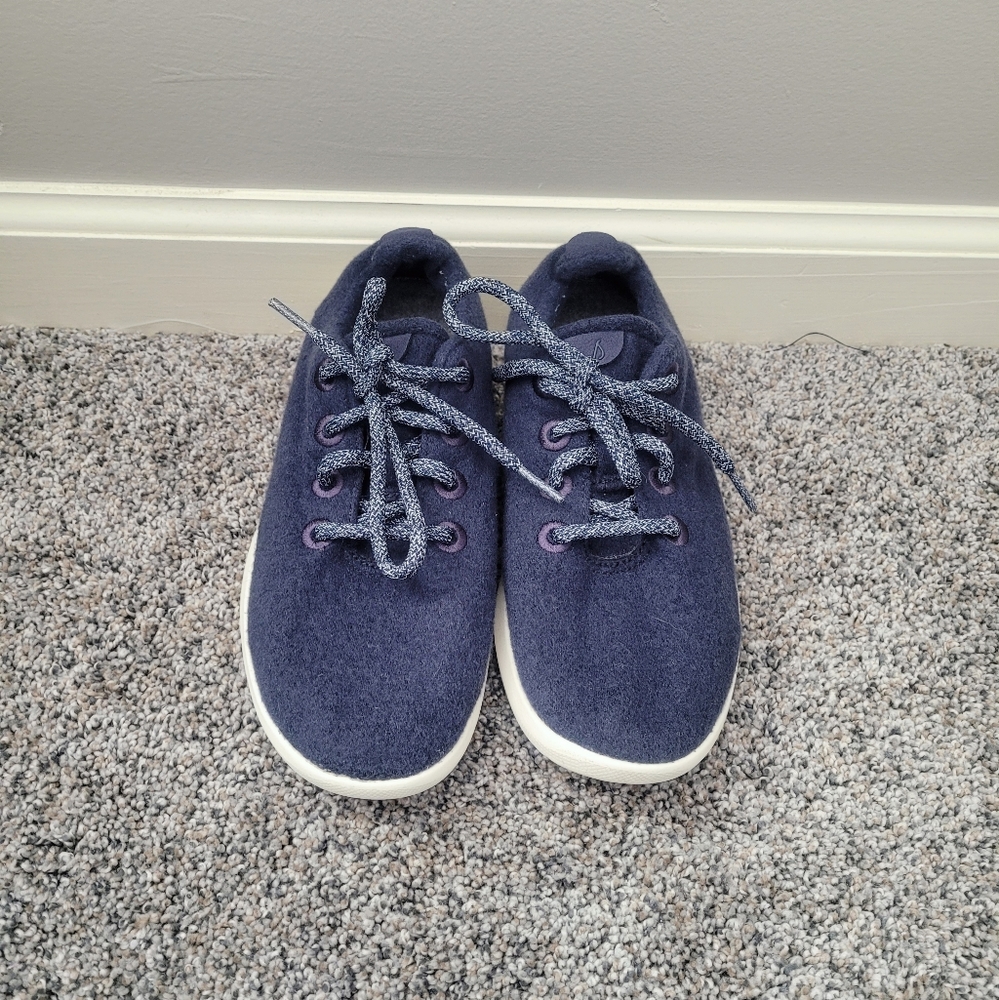 Allbirds Womens Navy Blue Wool Shoes